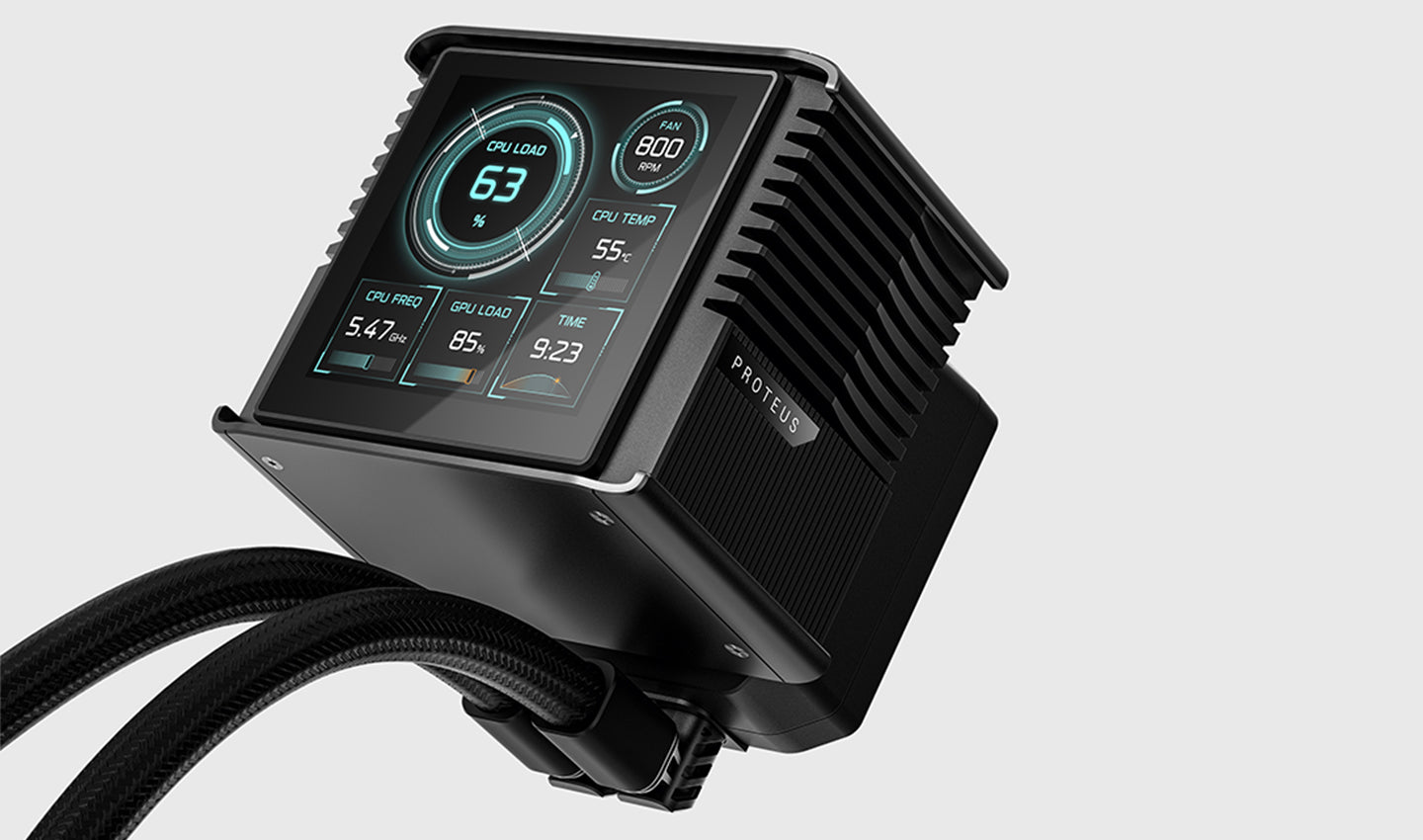 Sudokoo PROTEUS 360 LCD Liquid Cooler – Intelligent AIO with 3.4" Custom Display