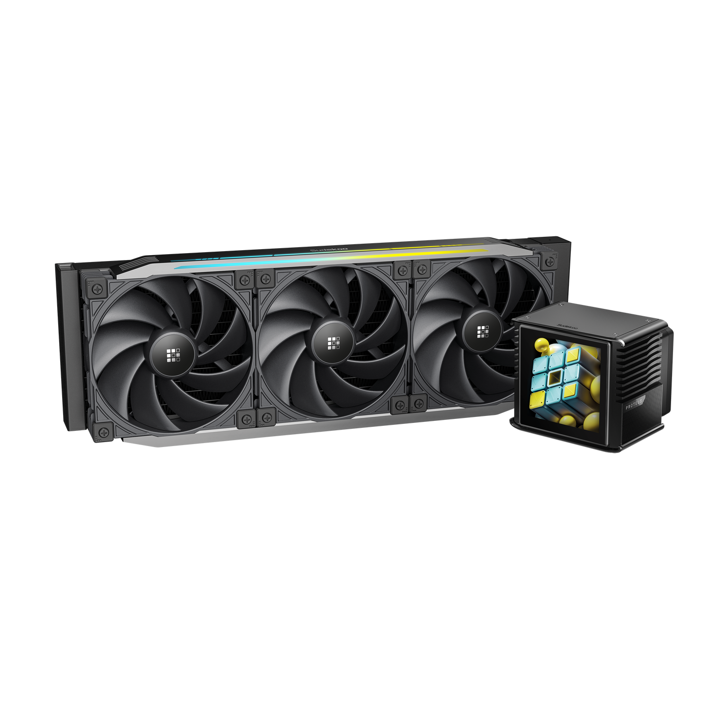 Sudokoo PROTEUS 360 LCD Liquid Cooler – Intelligent AIO with 3.4" Custom Display