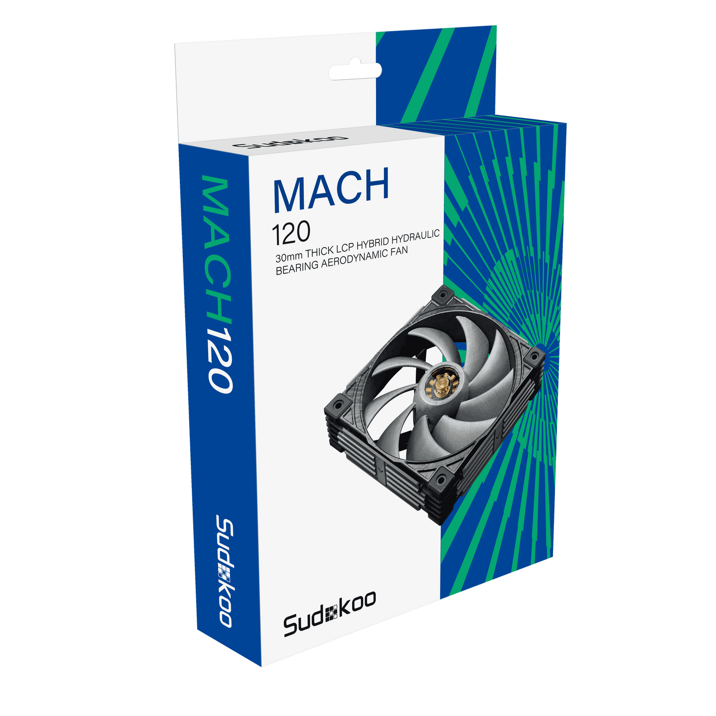 Sudokoo MACH120 – 30mm LCP Performance Fan with Dual Bearings - HYG Inc