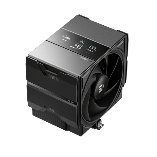 Sudokoo SK700V AM5 Digital Air CPU Cooler – Real-Time Monitoring with Full RAM Clearance - HYG Inc
